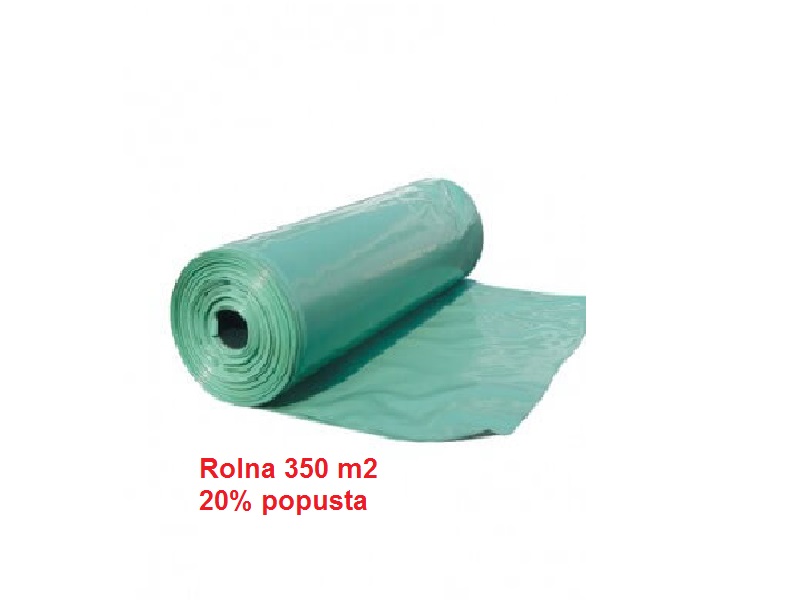 Građevinska folija u rolni 350 m2 - 0,15 mm - 4m 